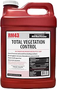 RM43 43-Percent Glyphosate Plus Weed Preventer Total Vegetation Control,
2.5-Gallon